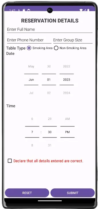 RP module app interface